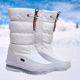 Bottes Hivères Blanches Femme Intemporelles