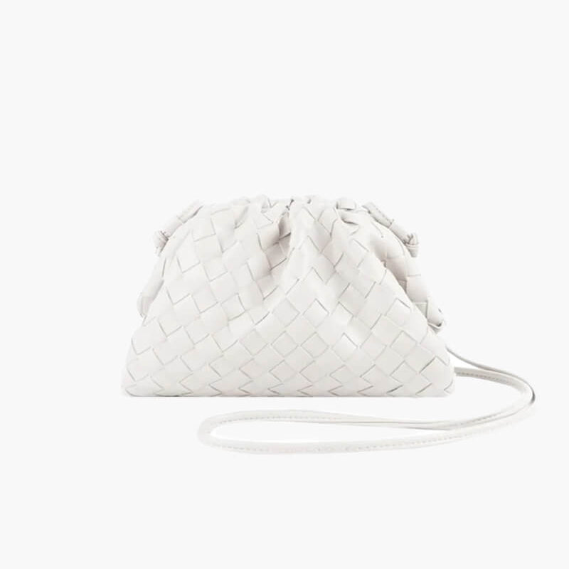 Sac à main femme tressé en cuir vegan