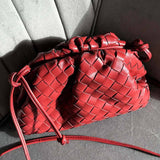 Sac à main femme tressé en cuir vegan