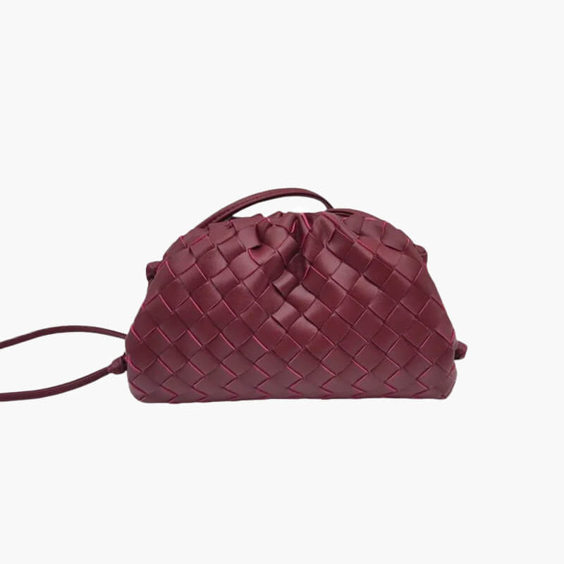 Sac à main femme tressé en cuir vegan