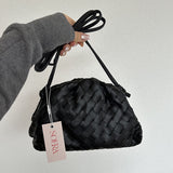 Sac à main femme tressé en cuir vegan