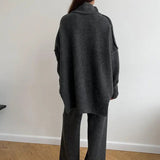 Ensemble Maille Douce Coupe Ample Confort Élégance Cocooning
