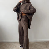 Ensemble Maille Douce Coupe Ample Confort Élégance Cocooning