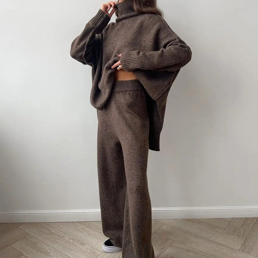 Ensemble Maille Douce Coupe Ample Confort Élégance Cocooning