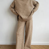 Ensemble Maille Douce Coupe Ample Confort Élégance Cocooning