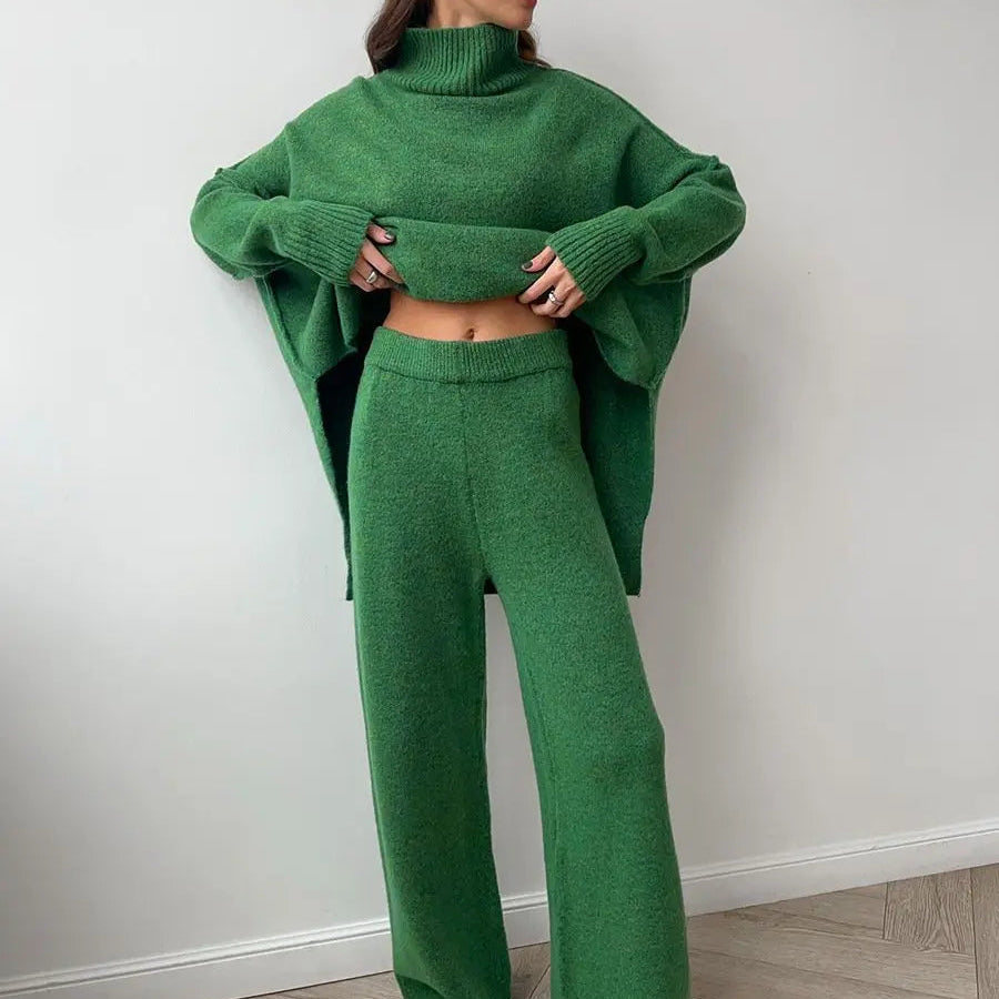 Ensemble Maille Douce Coupe Ample Confort Élégance Cocooning