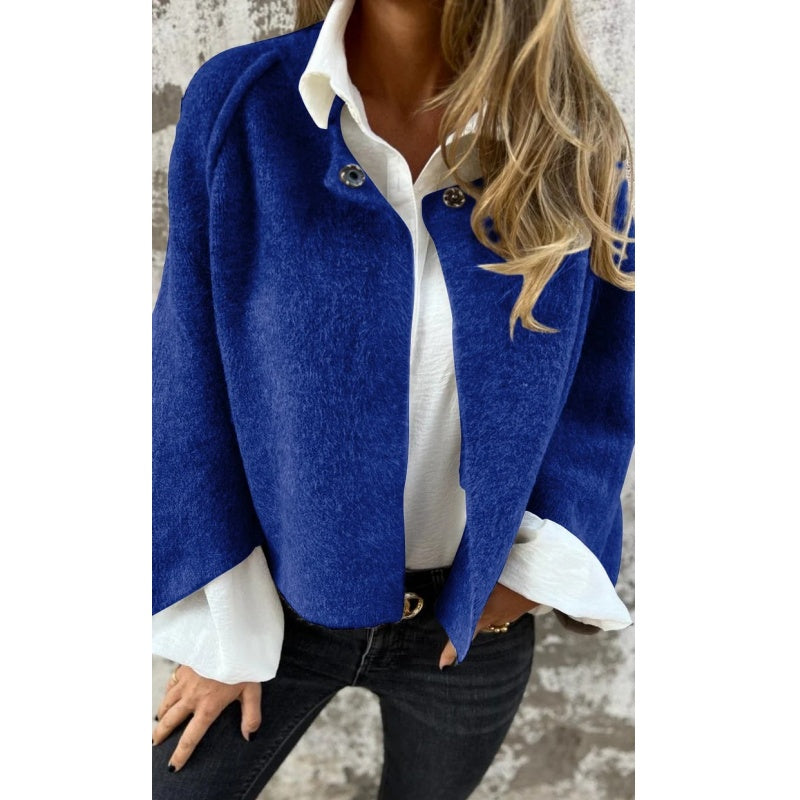 Veste Courte Maille Boutonnée Coupe Décontractée Confort Chic