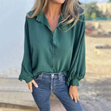 Chemise fluide élégante manches longues style chic