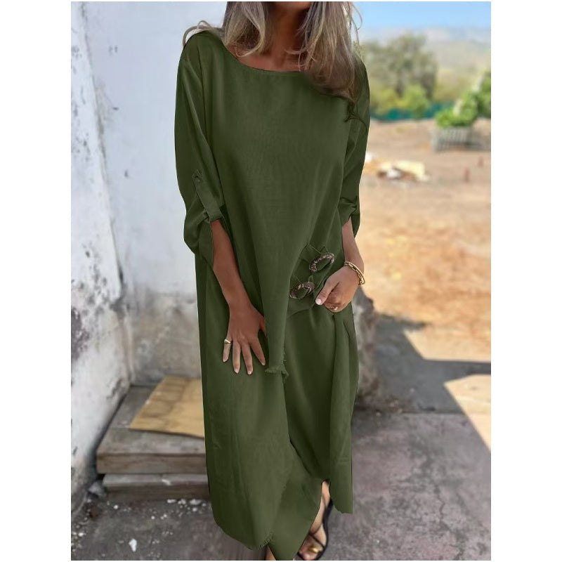 Ensemble Fluide Oversize Style Bohème Minimaliste