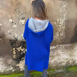 Veste femme zippée unie au design minimaliste