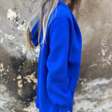 Veste femme zippée unie au design minimaliste