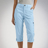 Pantalon Cargo Capri Confort Léger Style Décontracté