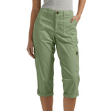 Pantalon Cargo Capri Confort Léger Style Décontracté