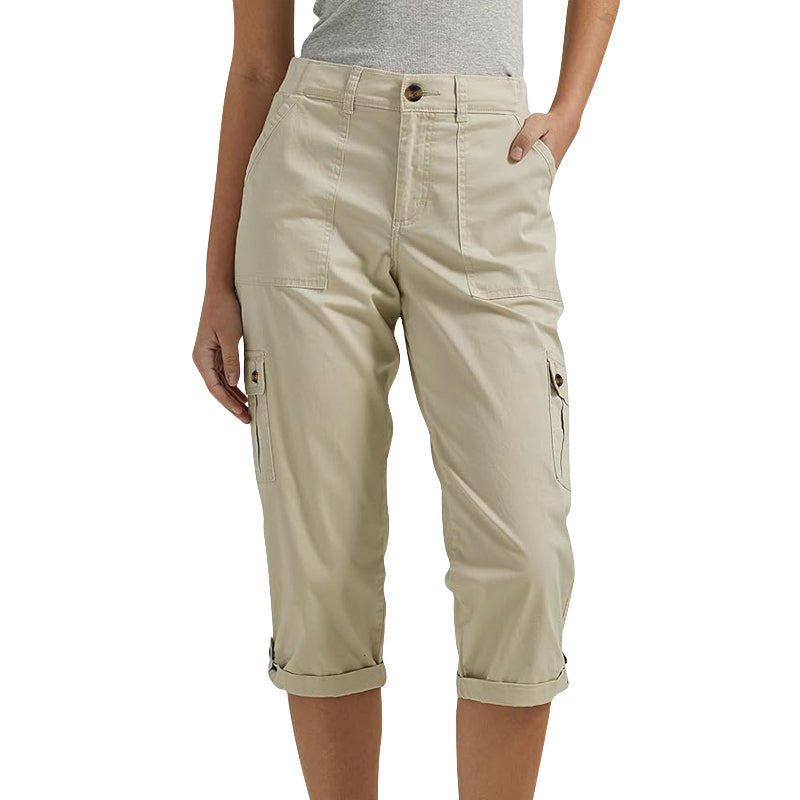 Pantalon Cargo Capri Confort Léger Style Décontracté