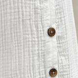 Robe Chemise Courte Boutonnée Coupe Légère Élégance Été