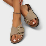 Sandales femme ergonomiques à boucle réglable