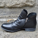 Bottines Femme Zip Latéral – Bottes Casual Confort