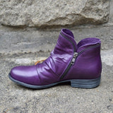Bottines Femme Zip Latéral – Bottes Casual Confort