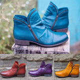 Bottines Femme Zip Latéral – Bottes Casual Confort