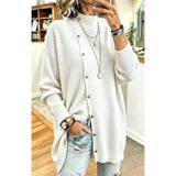 Cardigan Automne Blanc Femme Intemporel