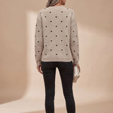 Pull Côtelé Automne Vert Femme