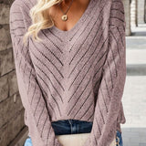 Pull Ample Automne Bleu Marine Femme