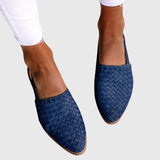 Mules Tressées à Bout Pointu