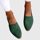 Mules Tressées à Bout Pointu