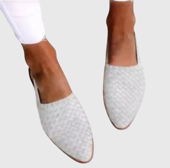 Mules Tressées à Bout Pointu