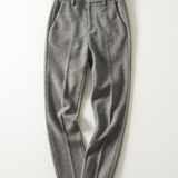 Pantalon Élégant Taille Haute Coupe Structurée Confort Chic