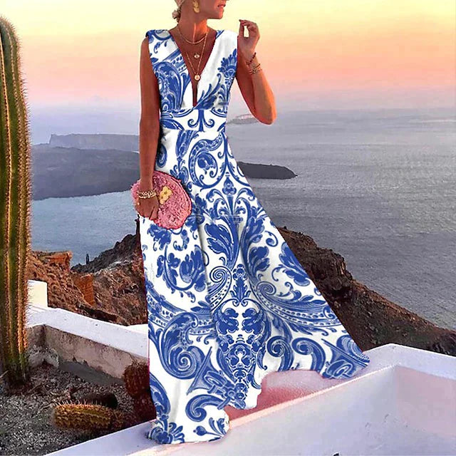 Robe Femme Longue Bohème – Robe Maxi Élégante
