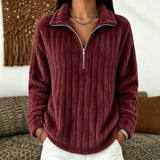 Pull Automne Léger Blanc Femme Héritage