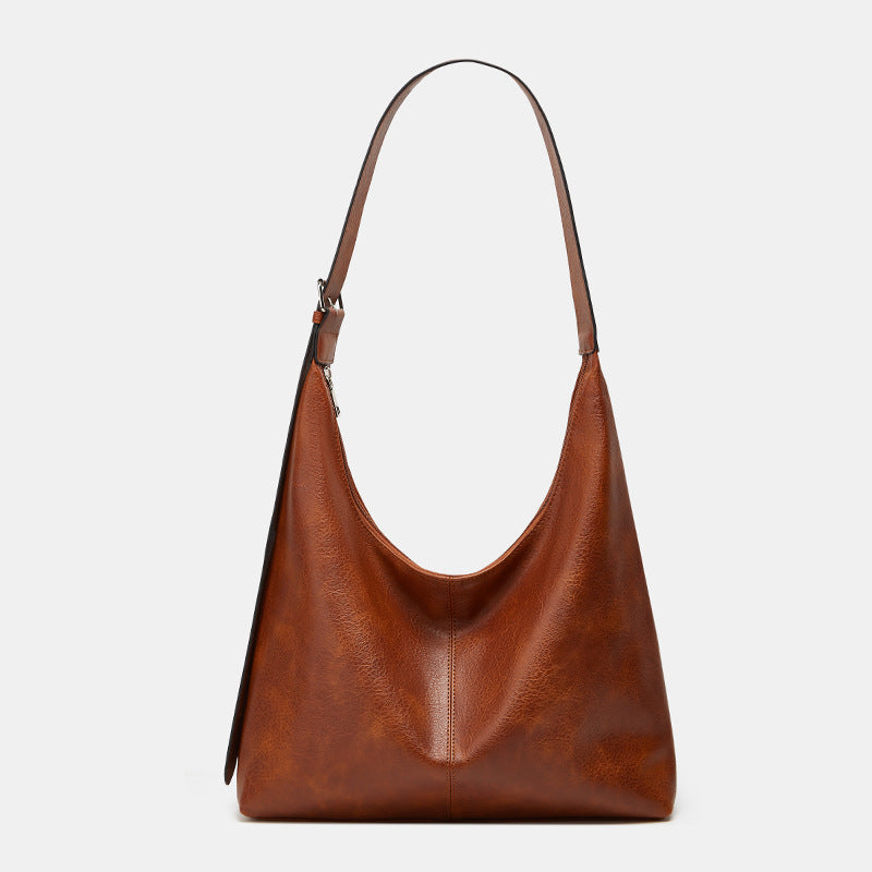 Sac porté épaule femme, large bandoulière souple