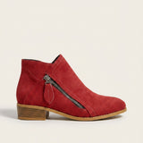 Bottines femme à zip latéral et semelle rembourrée