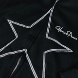 Sweat Zippé Oversize Femme Étoile – Hoodie Streetwear