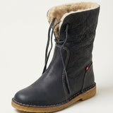 Bottines d'hiver femme doublées fourrure, déperlantes