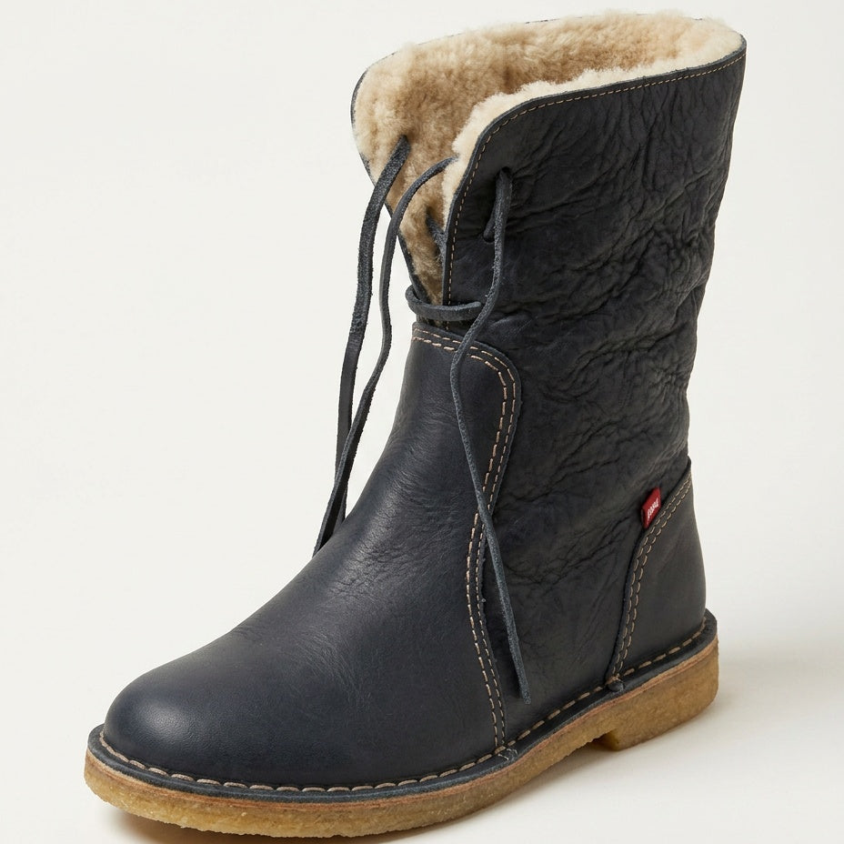 Bottines d'hiver femme doublées fourrure, déperlantes